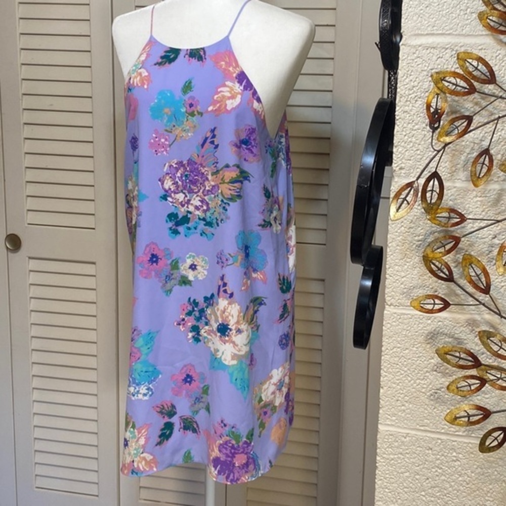 NWOT EVERLY halter floral dress size M